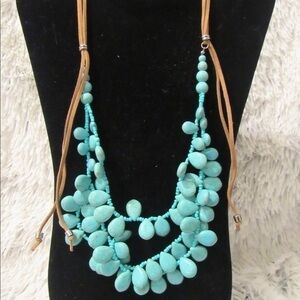 Fashion turquoise necklace buy 3 get 1 for free